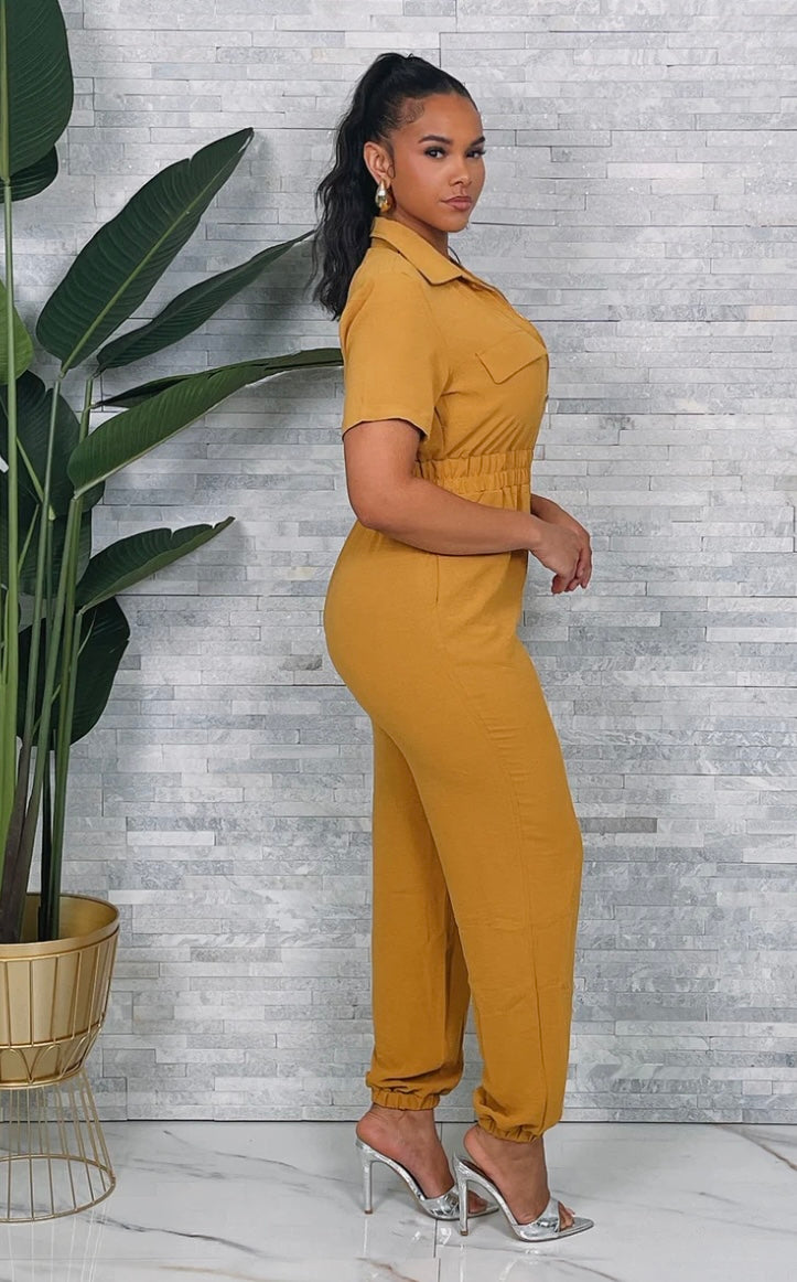 Airflow Front Zip Jumpsuit