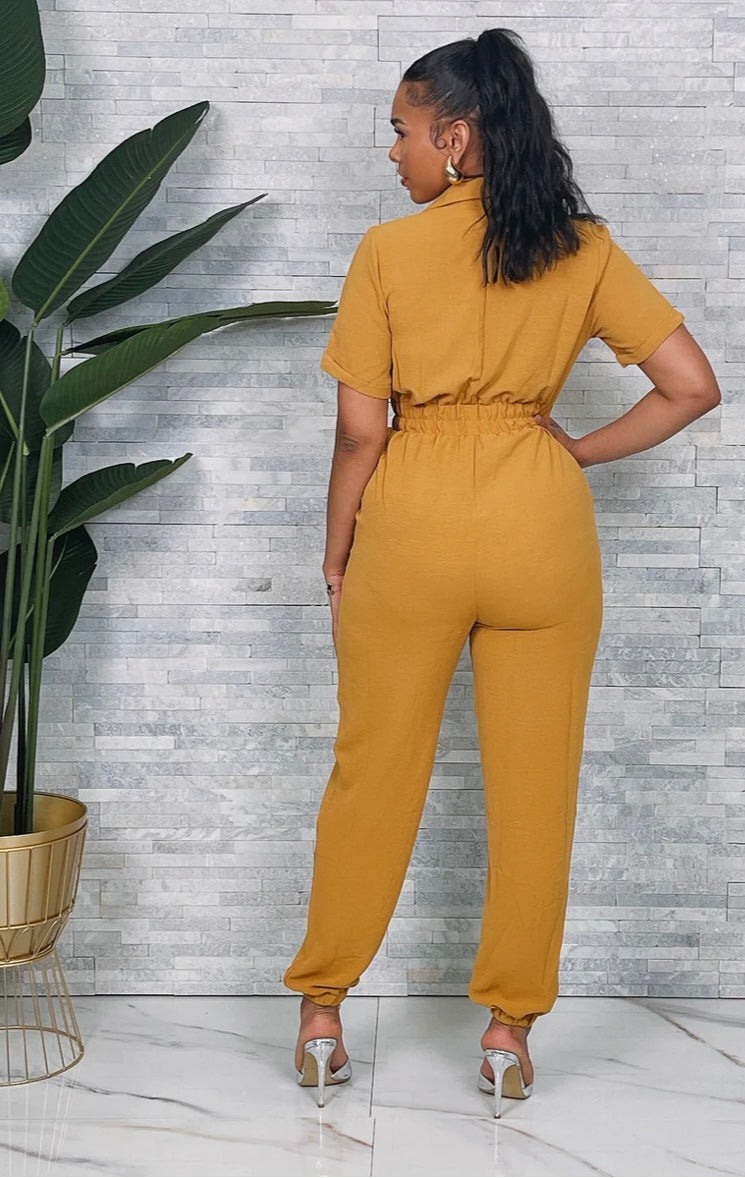 Airflow Front Zip Jumpsuit