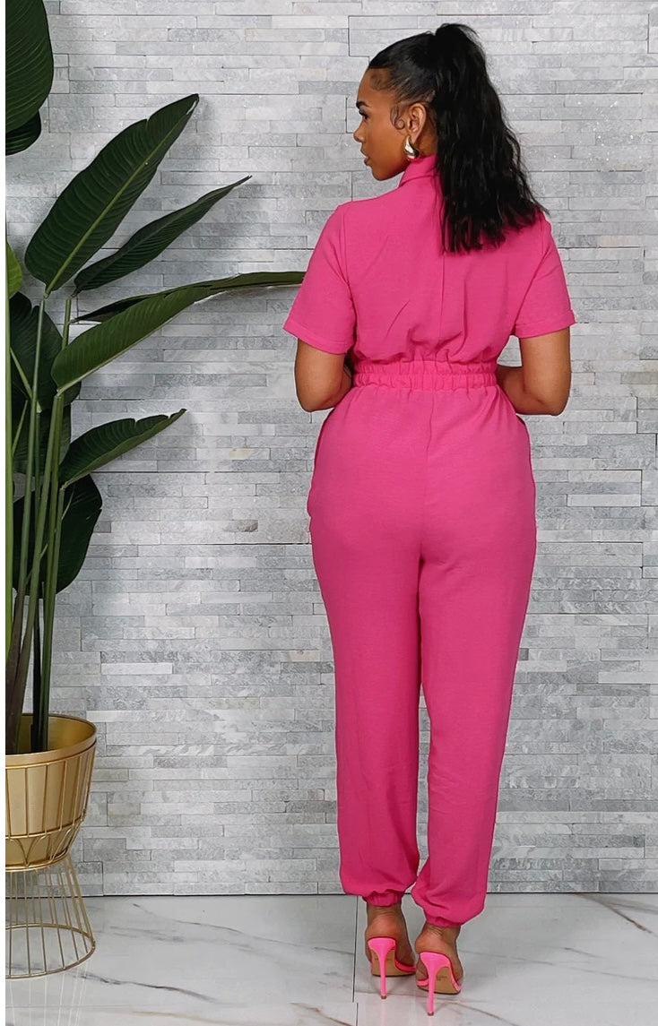 Airflow Front Zip Jumpsuit