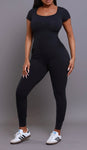 Miss Gravity Jumpsuit-Black