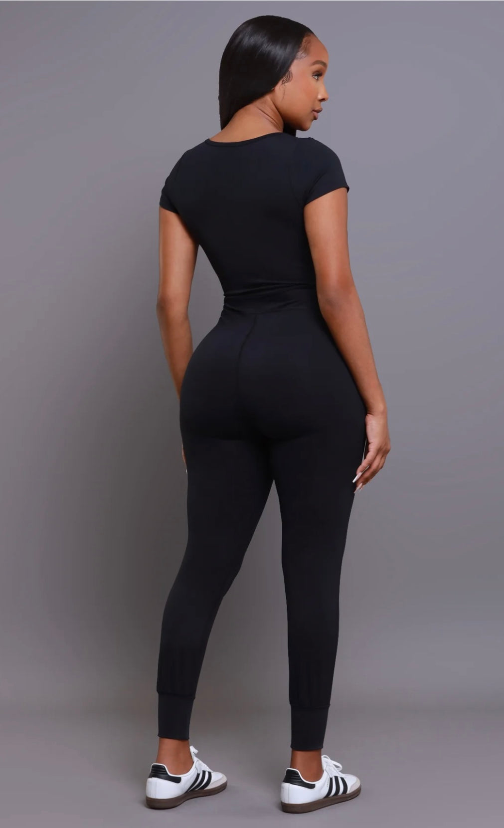 Miss Gravity Jumpsuit-Black