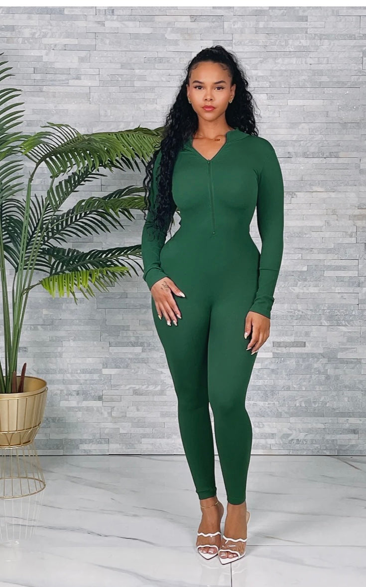 The Lindsey Jumpsuit (Green)