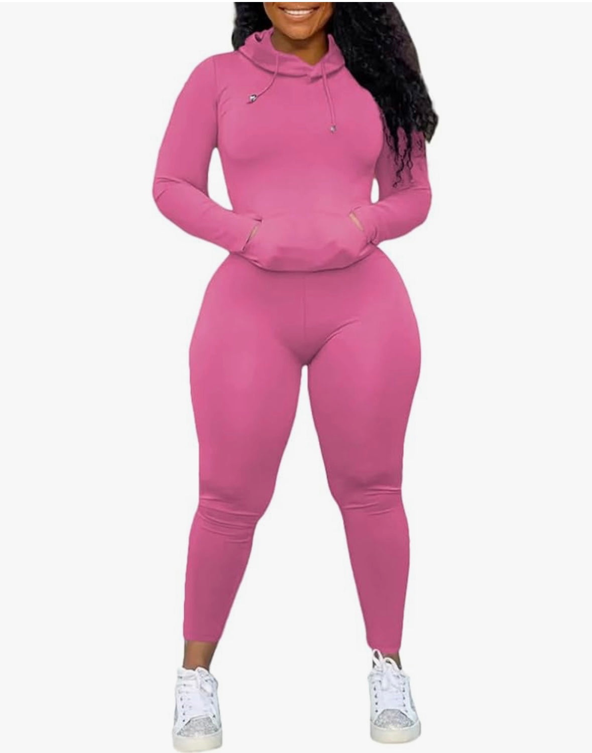 Hoodie Legging Set (Pink)