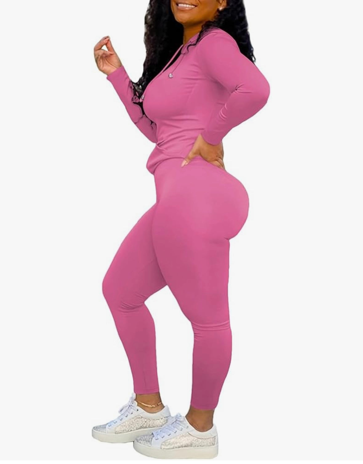 Hoodie Legging Set (Pink)